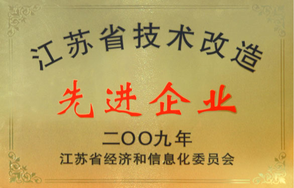 江蘇上上電纜集團獲“2009年江蘇省技術(shù)改造先進(jìn)企業(yè)”稱(chēng)號