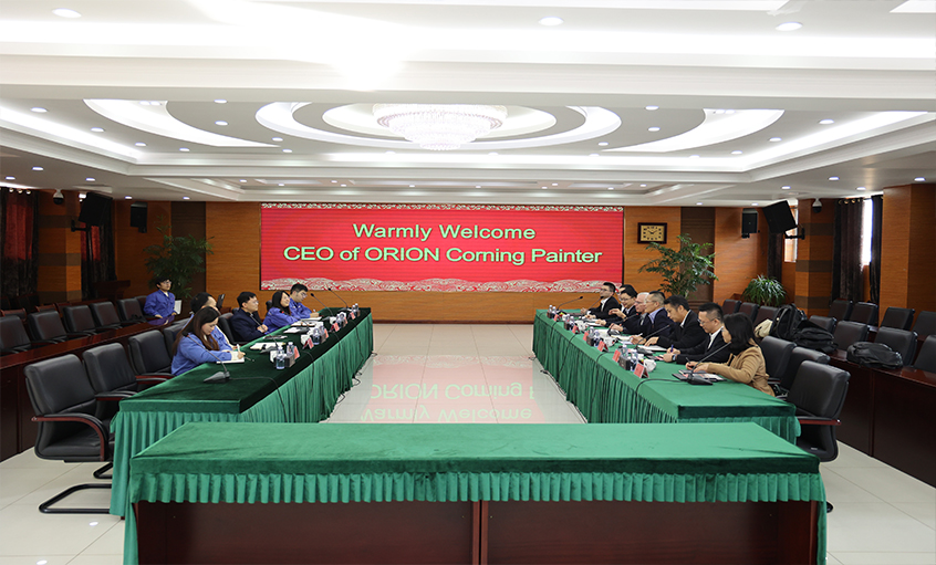 歐勵隆集團CEO Corning Painter一行來(lái)上上電纜參觀(guān)交流
