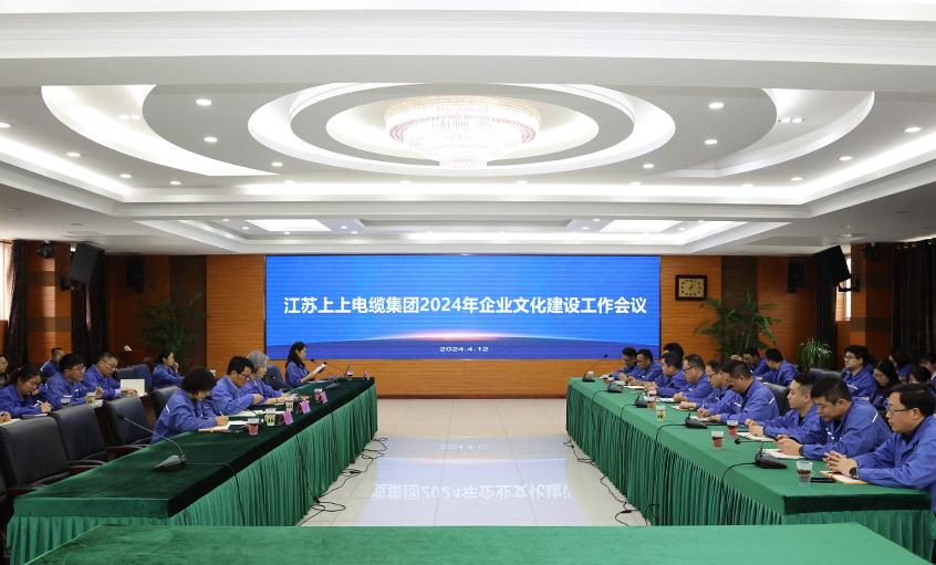 上上電纜召開(kāi)2024年企業(yè)文化建設工作會(huì )議